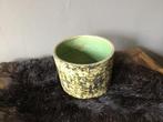 Vintage Berkenbast Bloempot Mid Century Retro, Ophalen of Verzenden