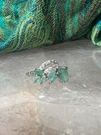 Smaragd tanzaniet geluk beschermt intuïtie welvaart liefde, Sieraden, Tassen en Uiterlijk, Ringen, Nieuw, Ophalen of Verzenden