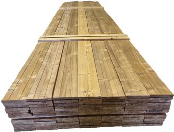 79 Thermowood Planken 2.0x14.0 cm 4.00 m lang - nr: TP184 beschikbaar voor biedingen