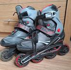 Inline Skates - Maat 40 grijs zwart rood, Overige merken, Gebruikt, Ophalen of Verzenden, Inline skates 4 wielen