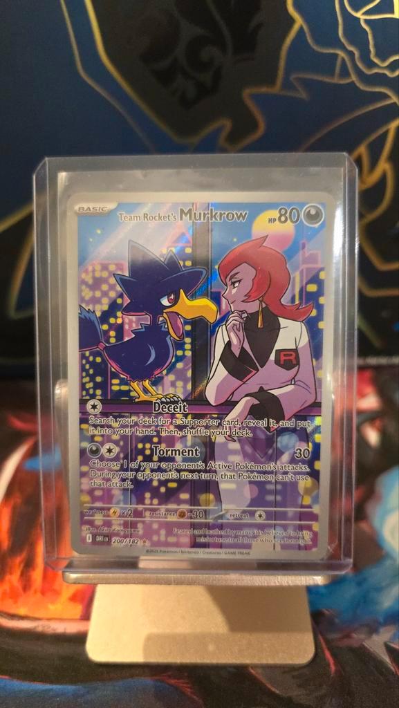 Team Rocket's Murkrow - 200/182 Pokémonkaart, Hobby en Vrije tijd, Verzamelkaartspellen | Pokémon, Ophalen of Verzenden