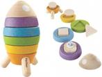 PlanToys Houten Speelgoed Stapelraket, Ophalen of Verzenden, Zo goed als nieuw, Overige typen