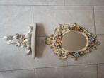 Vintage Spiegel & Wandplank Set, Ophalen, Minder dan 50 cm, Gebruikt, Minder dan 100 cm