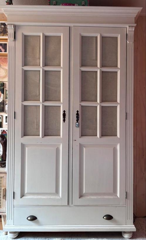 Witte authentieke kast, Huis en Inrichting, Kasten | Buffetkasten, Gebruikt, 150 tot 200 cm, 100 tot 150 cm, 25 tot 50 cm, Ophalen of Verzenden