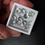 Lot ovale facet geslepen prasioliet 1, Ophalen of Verzenden