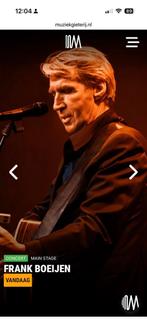 Twee kaartjes voor Frank Boeijen Muziekgieterij 18-10-2015, Tickets en Kaartjes, Twee personen, Oktober, Pop