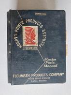 TECUMSEH Catalogus - Master Parts Manuel vanaf 1961 t/m 1983, Ophalen of Verzenden, Gelezen, Catalogus