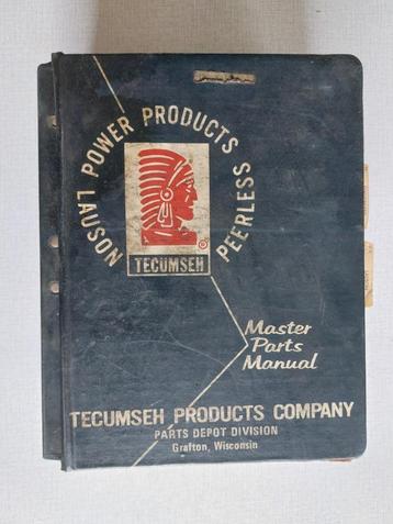TECUMSEH Catalogus - Master Parts Manuel vanaf 1961 t/m 1983 beschikbaar voor biedingen