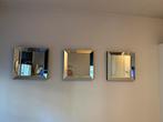 Set van 3 vierkante spiegels Aro Wonen, Huis en Inrichting, Minder dan 50 cm, Vierkant, Ophalen of Verzenden, Zo goed als nieuw