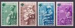 Suriname NVPH nr 420/3 postfris Kinderpostzegels 1965, Verzenden, Postfris