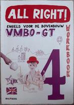 All right engels voor de bovenbouw 4 vmbo-gt, Ophalen of Verzenden, Zo goed als nieuw, Overige niveaus, Nederlands
