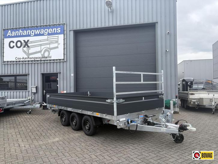 Hapert Cobalt 3 asser kipper / kieper 400 x 200 cm 3500 kg, Auto diversen, Aanhangers en Bagagewagens, Nieuw