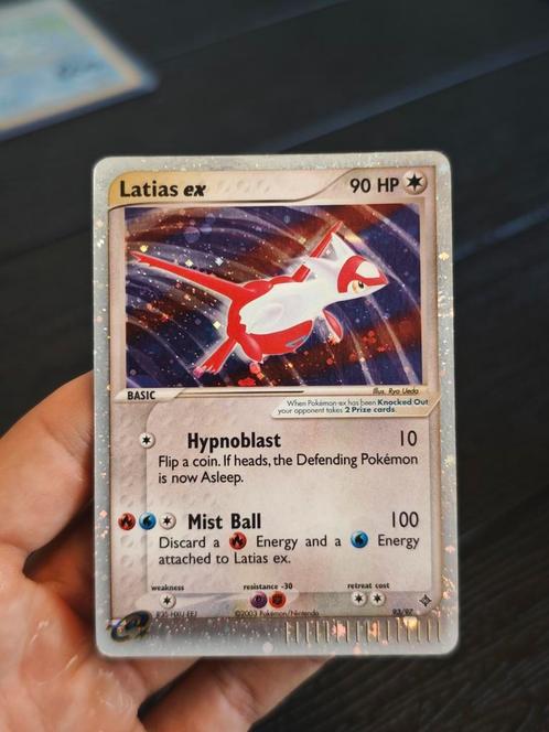 ♦️ Latias ex 93 ex dragon, Hobby en Vrije tijd, Verzamelkaartspellen | Pokémon, Zo goed als nieuw, Ophalen of Verzenden
