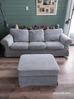 Ikea Ektorp 3-zits bank + hocker, Ophalen, Gebruikt, Driepersoons, 75 tot 100 cm