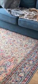 Handgeknoopte Tapijt / Vloerkleed 2x3m, Gebruikt, Beige, Ophalen of Verzenden, 200 cm of meer