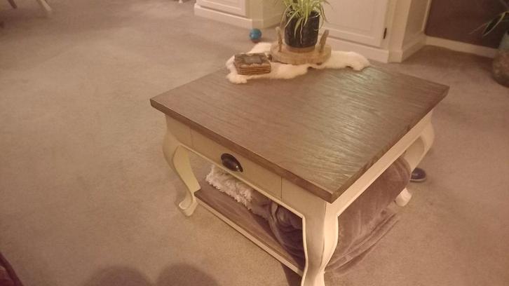 Landelijke Salontafel, Huis en Inrichting, Tafels | Salontafels, Zo goed als nieuw, Minder dan 50 cm, 50 tot 100 cm, 50 tot 100 cm