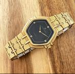 Universal Geneve N.O.S. Quartz Verguld 18k – 34 mm Incl.doos, Ophalen of Verzenden, Zo goed als nieuw, Leer, Overige merken