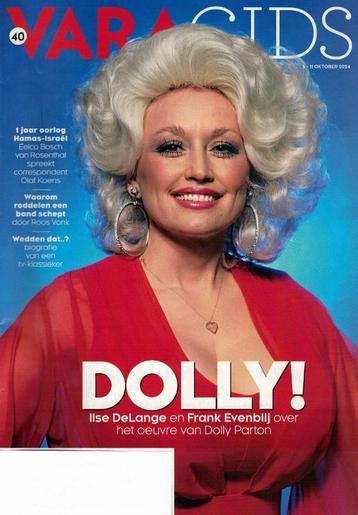 Dolly Parton in "VARA Gids" - 5 t/m 11 oktober 2024. beschikbaar voor biedingen