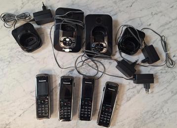 Panasonic Draadloze Telefoons - 4 Handsets beschikbaar voor biedingen