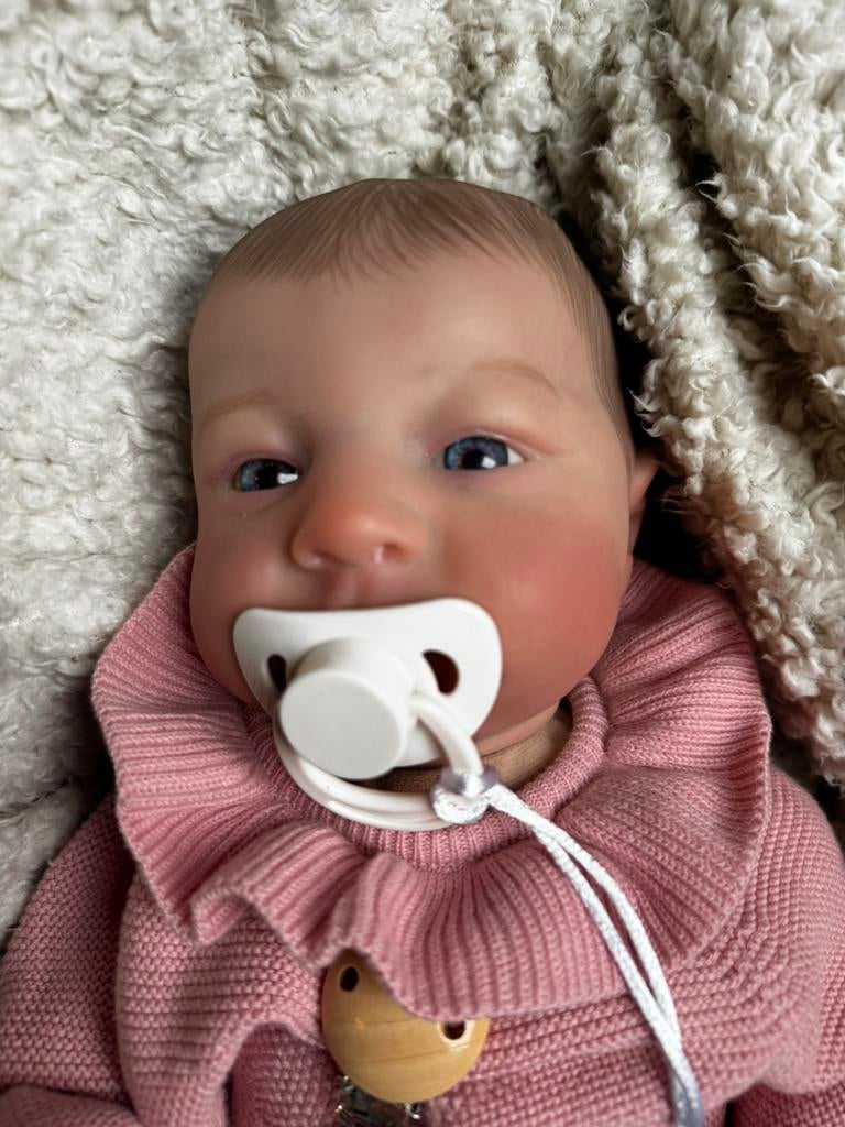 Reborn baby, Verzamelen, Poppen, Zo goed als nieuw, Levensecht of Reborn, Ophalen of Verzenden