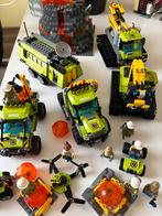 4x lego city vulkaan onderzoek 60124 + 60120-60122, Kinderen en Baby's, Speelgoed | Duplo en Lego, Ophalen, Zo goed als nieuw