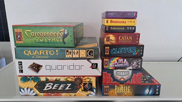 Spellenkast Opruiming - Mooie Spellen!, Hobby en Vrije tijd, Gezelschapsspellen | Bordspellen, Zo goed als nieuw, Ophalen of Verzenden
