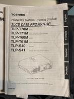 Toshiba beamer LCD type TLP-T60M incl.toebehoren, Ophalen of Verzenden, Zo goed als nieuw, LCD, Toshiba