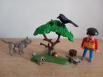 Playmobil allerlei bosdieren in bos, Ophalen of Verzenden, Zo goed als nieuw, Complete set