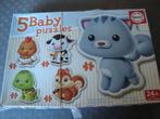 5 baby puzzels, Ophalen of Verzenden, Meer dan 50 stukjes, Zo goed als nieuw, 6 jaar of ouder
