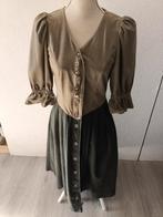 Oktoberfest jurk/dirndl groen, Maat 38/40 (M), Ophalen of Verzenden, Zo goed als nieuw, Onder de knie