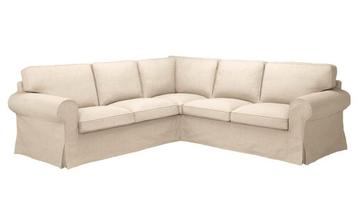 Ikea hoekbank Ektorp hoes Kilanda light beige in Nieuwstaat - afbeelding 1