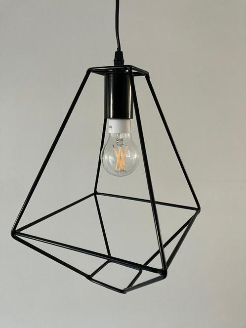 hanglamp, Huis en Inrichting, Lampen | Hanglampen, Zo goed als nieuw, Minder dan 50 cm, Metaal, Ophalen of Verzenden