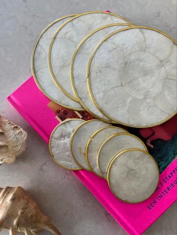 Shell schelp onderzetters! beschikbaar voor biedingen