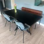 Eetkamertafel (Eijerkamp), massief eikenhout - 180cm, Ophalen, 100 tot 150 cm, Eikenhout, Zo goed als nieuw