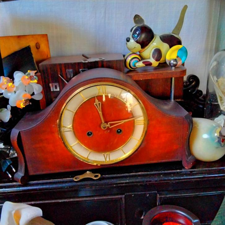 Mooie Goedlopende Pendule, Antiek en Kunst, Antiek | Klokken, Ophalen of Verzenden