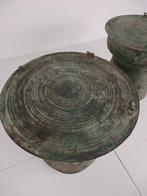 Grote Zuidoost-Aziatische bronzen regendrum (los te koop), Antiek en Kunst, Ophalen