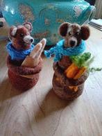 Genaaldvilte beertjes, wol, naaldvilten., Hobby en Vrije tijd, Vilt, Ophalen of Verzenden, Nieuw, Figuurtje(s), Wolvilt