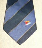 Spliethoff scheepvaart stropdas blauw geel gestreept, Ophalen of Verzenden, Nieuw, Gebruiksvoorwerp