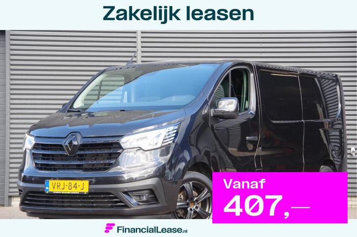 Renault Trafic 2.0 dCi L2 Work Edition 150PK AUT. BLACK LINE, Auto's, Bestelauto's, Bedrijf, Lease, Financial lease, ABS, Achteruitrijcamera