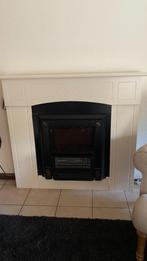 Elektrische haard met schouw, Huis en Inrichting, Kachels, Ophalen, Gebruikt, Overige soorten, Elektrisch