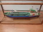 Boot (Bouwpakket) met Vitrinekastje (2) (Estafette Franeker), Hobby en Vrije tijd, Overige merken, Gebruikt, -, -