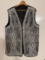 Carnavalsvest met zilveren details, Carnaval, Maat 42/44 (L), Ophalen of Verzenden, Zo goed als nieuw