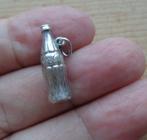 zilveren vintage bedel coca cola flesje [1105], Sieraden, Tassen en Uiterlijk, Bedels, Overige merken, Verzenden, Zo goed als nieuw