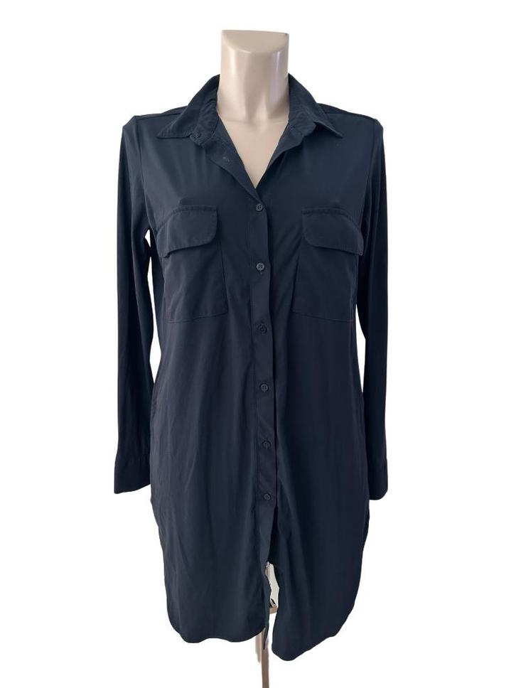 Studio Anneloes jurk S, Kleding | Dames, Jurken, Zo goed als nieuw, Maat 36 (S), Blauw, Onder de knie, Ophalen of Verzenden
