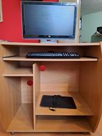 Gratis Computermeubel.met Monitor toetsenbord en Printer. Gr, Ophalen, Gebruikt, 70 tot 120 cm