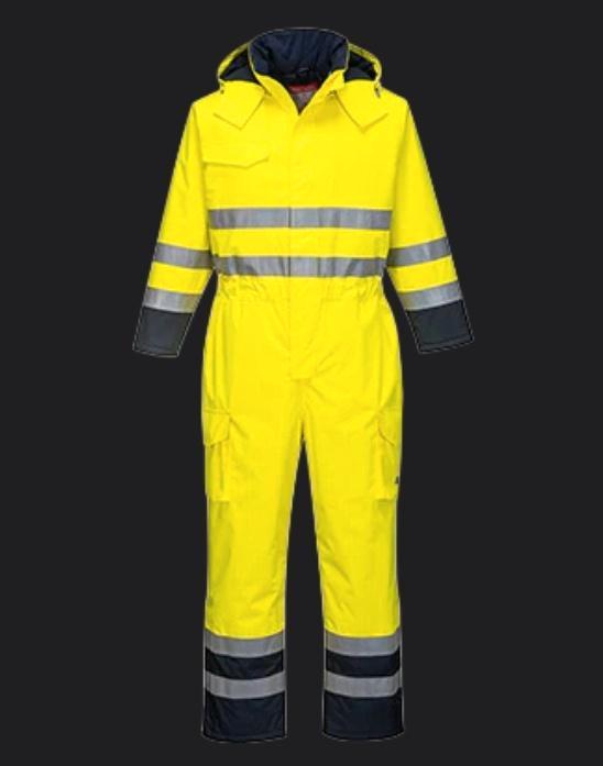 PortWest Bizflame Regen Hi-Vis Multi Overall/Marine S775, Tuin en Terras, Werkkleding, Nieuw, Heren, Overall, Ophalen of Verzenden