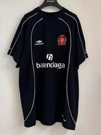 Balenciaga Miami Soccer T-Shirt Zwart Oversized Maat 1, Zwart, Ophalen of Verzenden, Zo goed als nieuw, Balenciaga