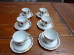 6 mokkakopjes/esoressokopjes met lieve roosjes, Bavaria, Antiek en Kunst, Ophalen of Verzenden