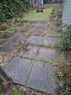 Ruim 30 m2 Beton tegels 60x60x4cm grijs/antraciet, Tuin en Terras, Tegels en Klinkers, Ophalen of Verzenden, Zo goed als nieuw