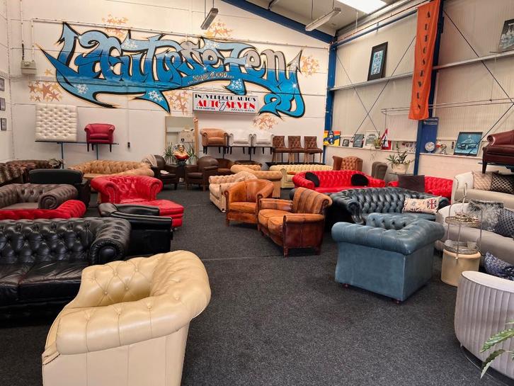 Chesterfield Maarssen !! Elke week een nieuwe Aanbieding !!!, Antiek en Kunst, Antiek | Meubels | Stoelen en Banken, Ophalen